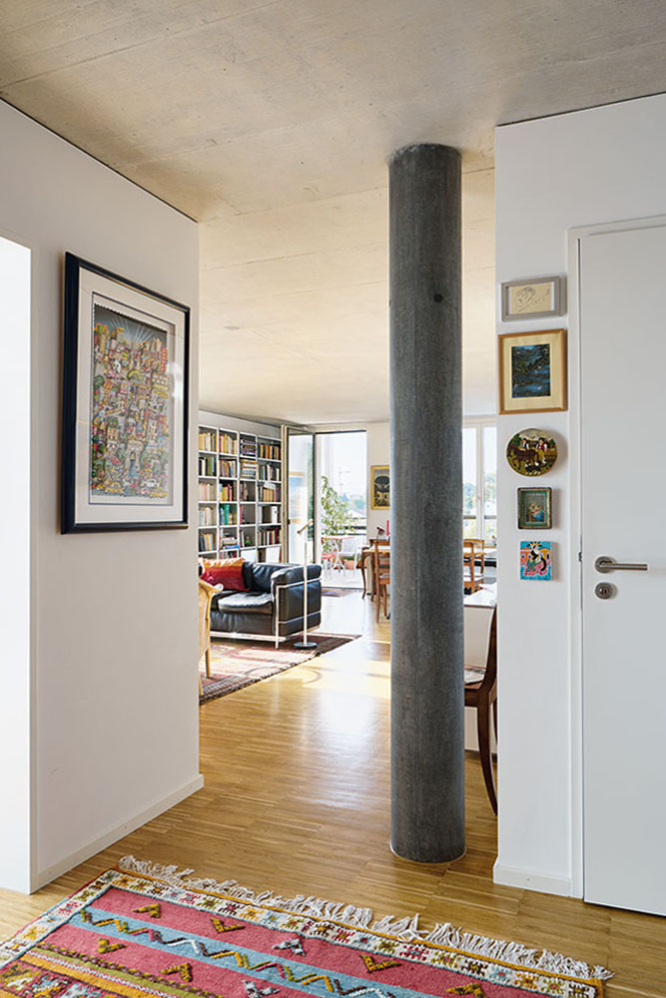 Innenraumperspektive Punkthäuser