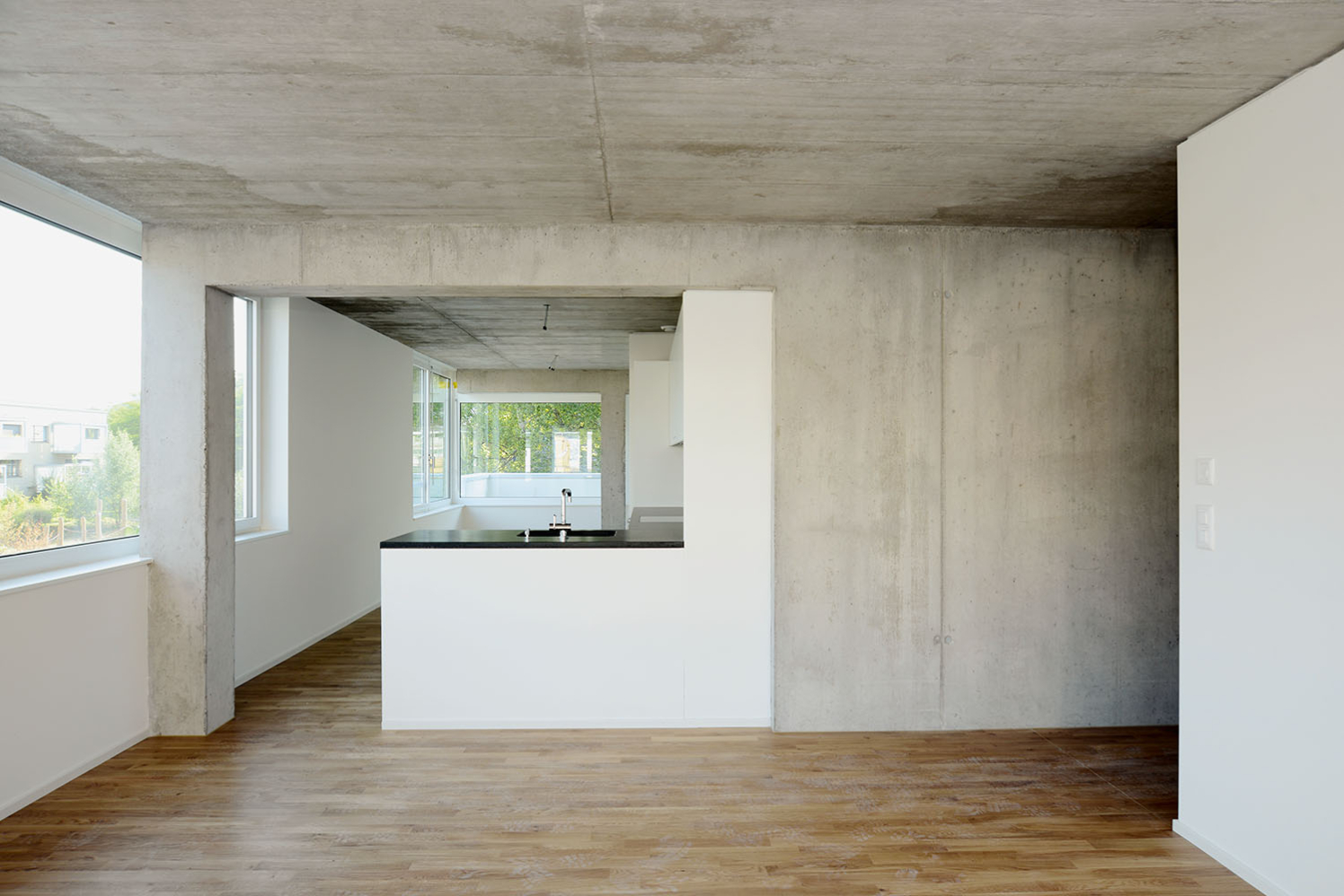 Erdgeschoss, Variante 4-Zimmer-Wohnung