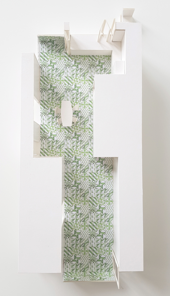 Modell Wohnung-offen