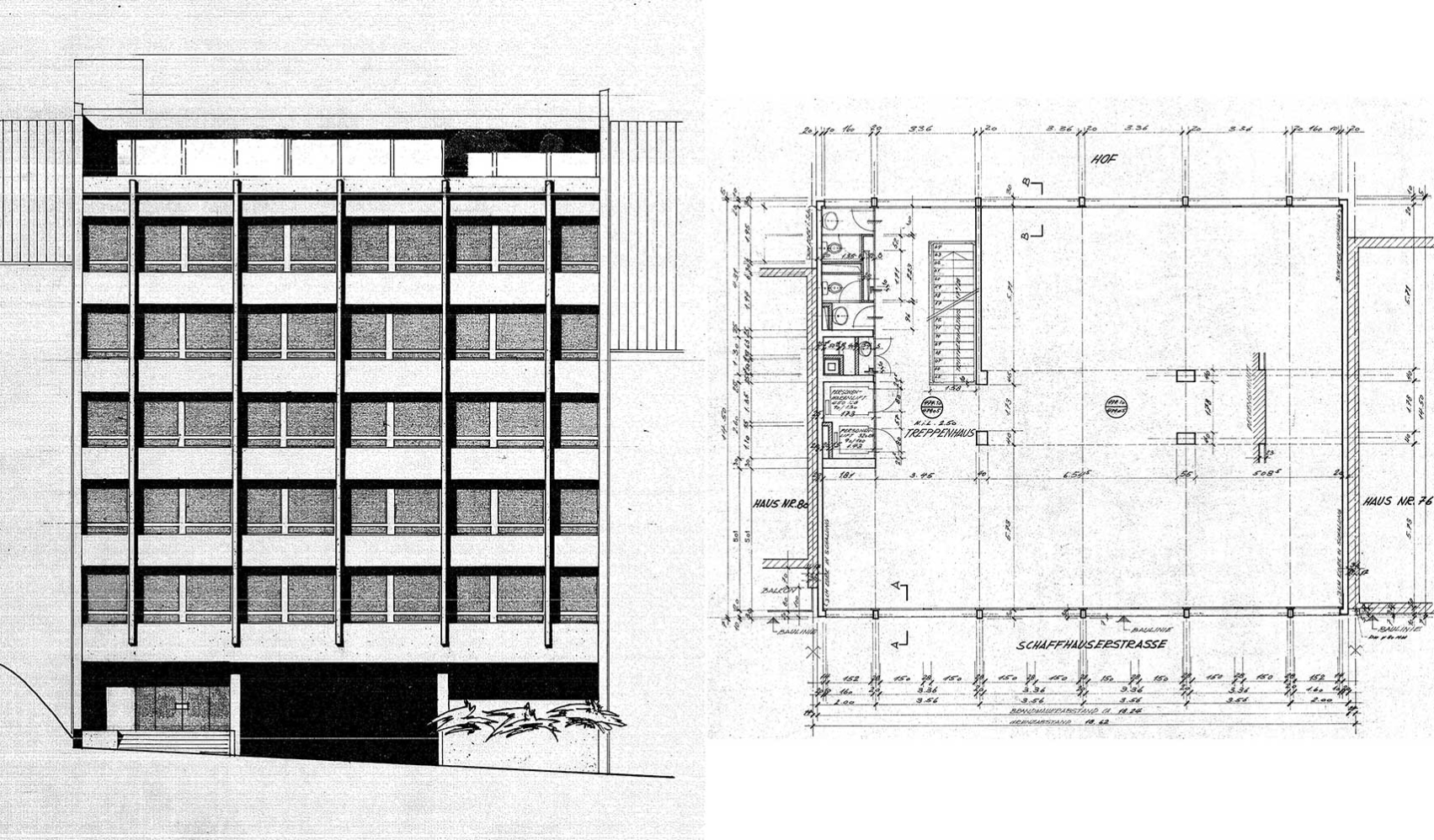 Ansicht Schaffhauserstrasse