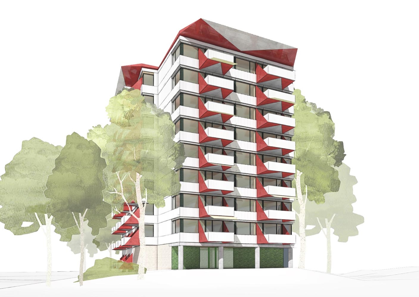 Perspektive Südseite