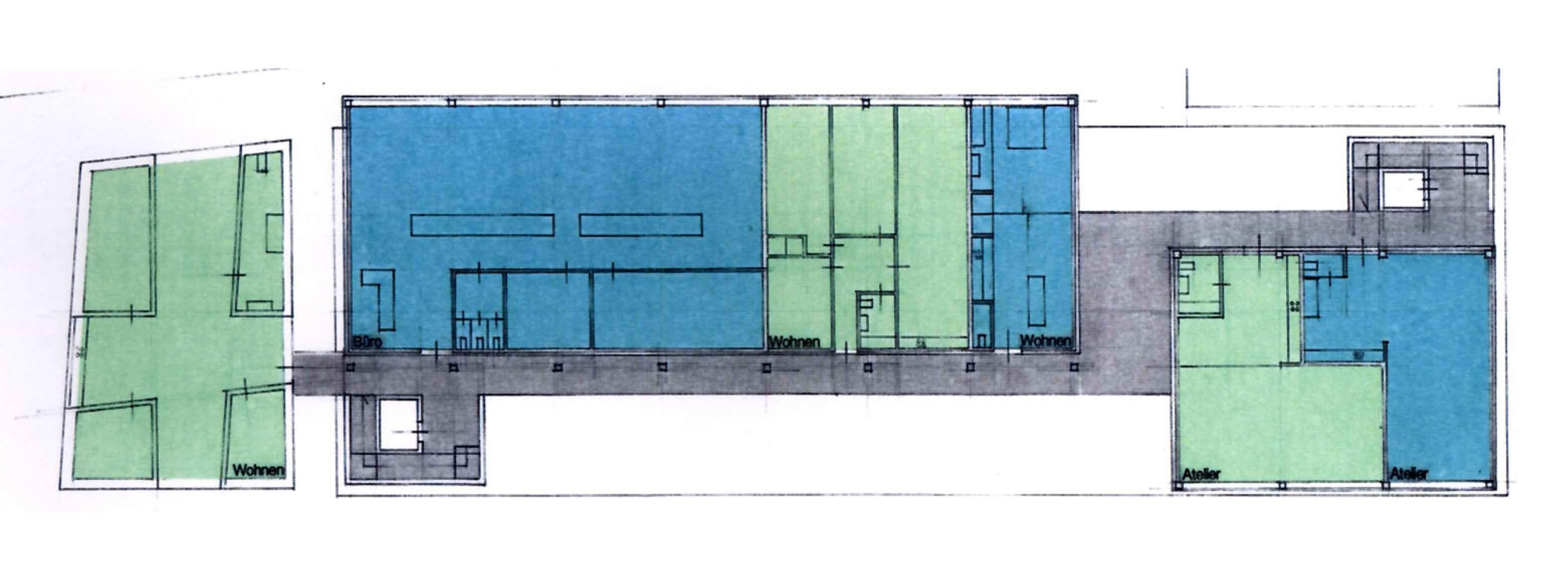 Grundriss Aufstockung/Neubau