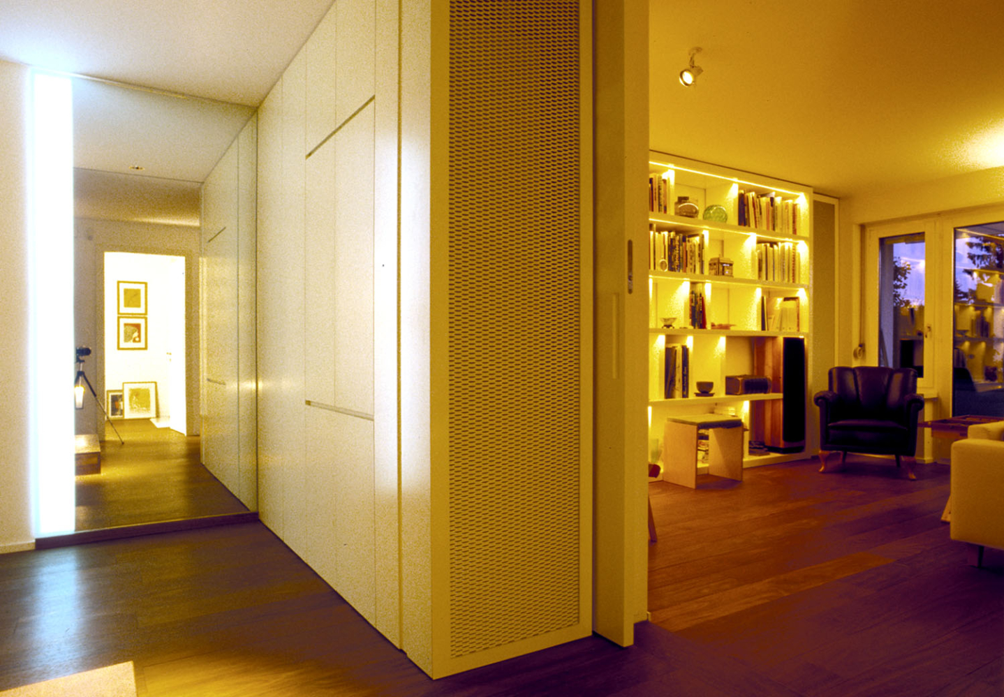 Übergang Entrée Bibliothek