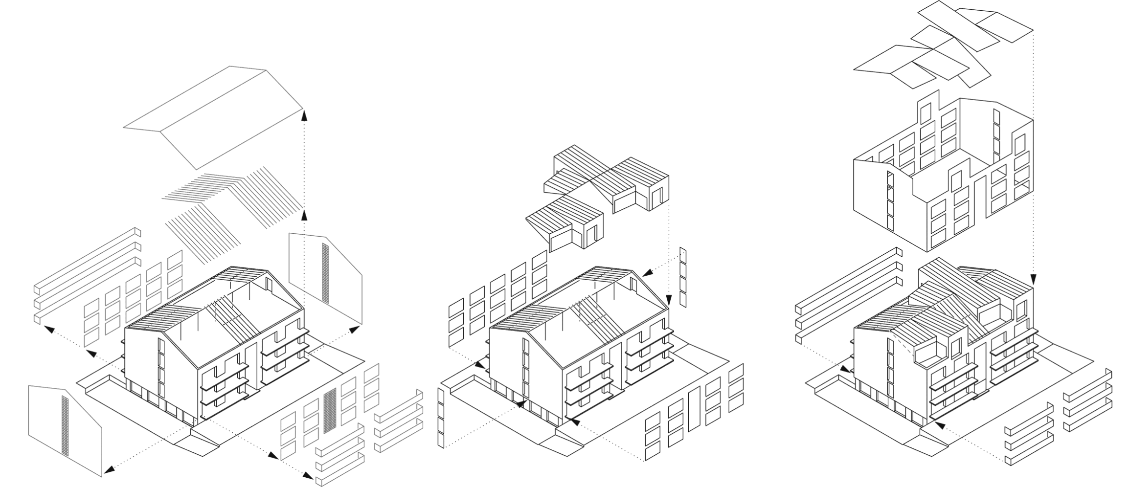 Massnahmen Gebäudehülle und Aufstockung