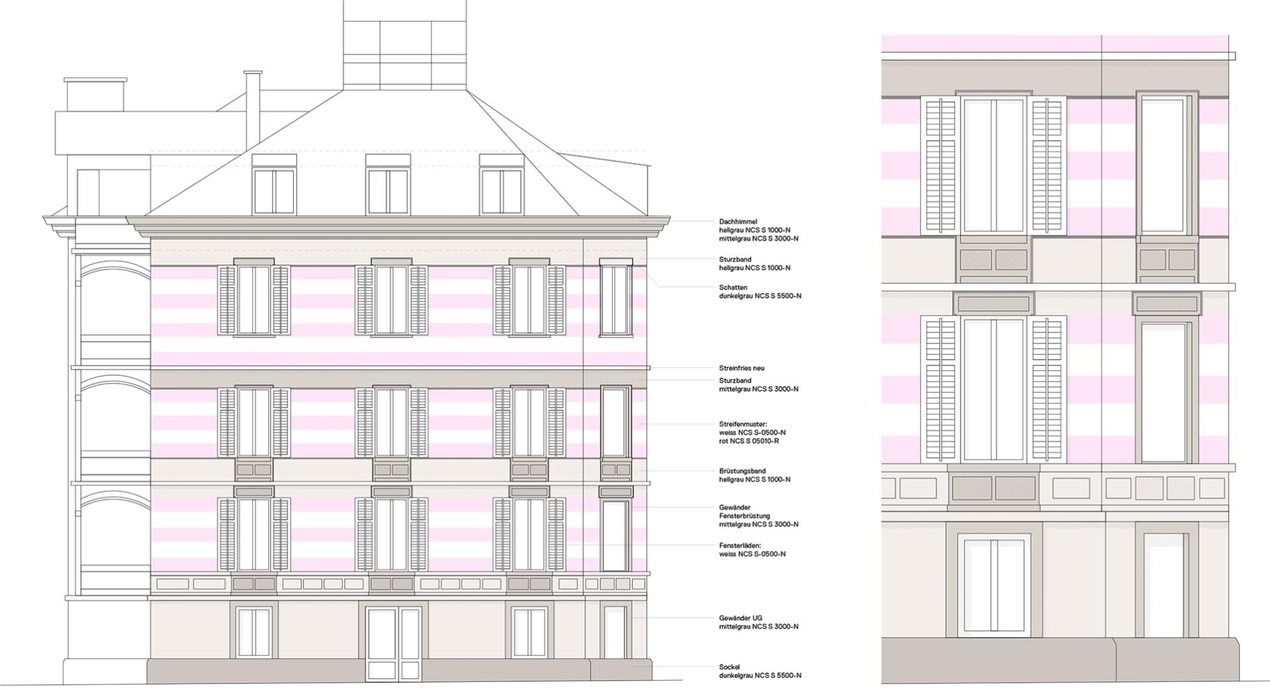 Neue Fassadenbemalung