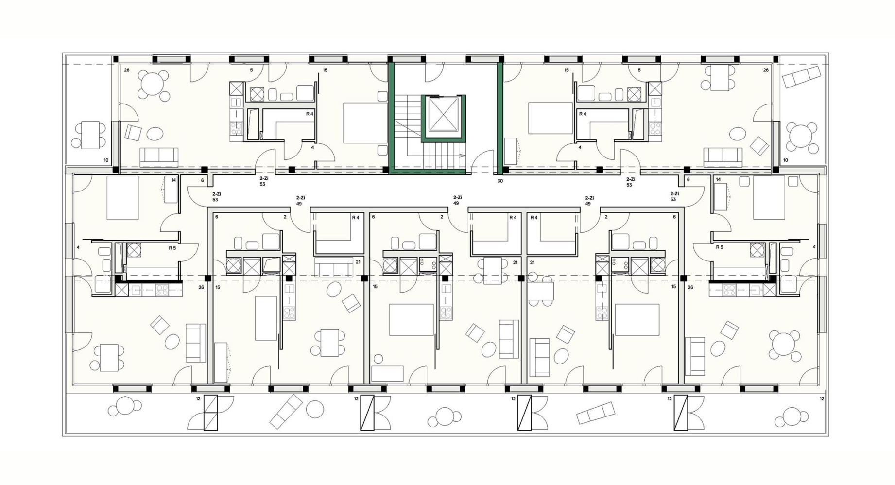 Grundriss Obergeschoss