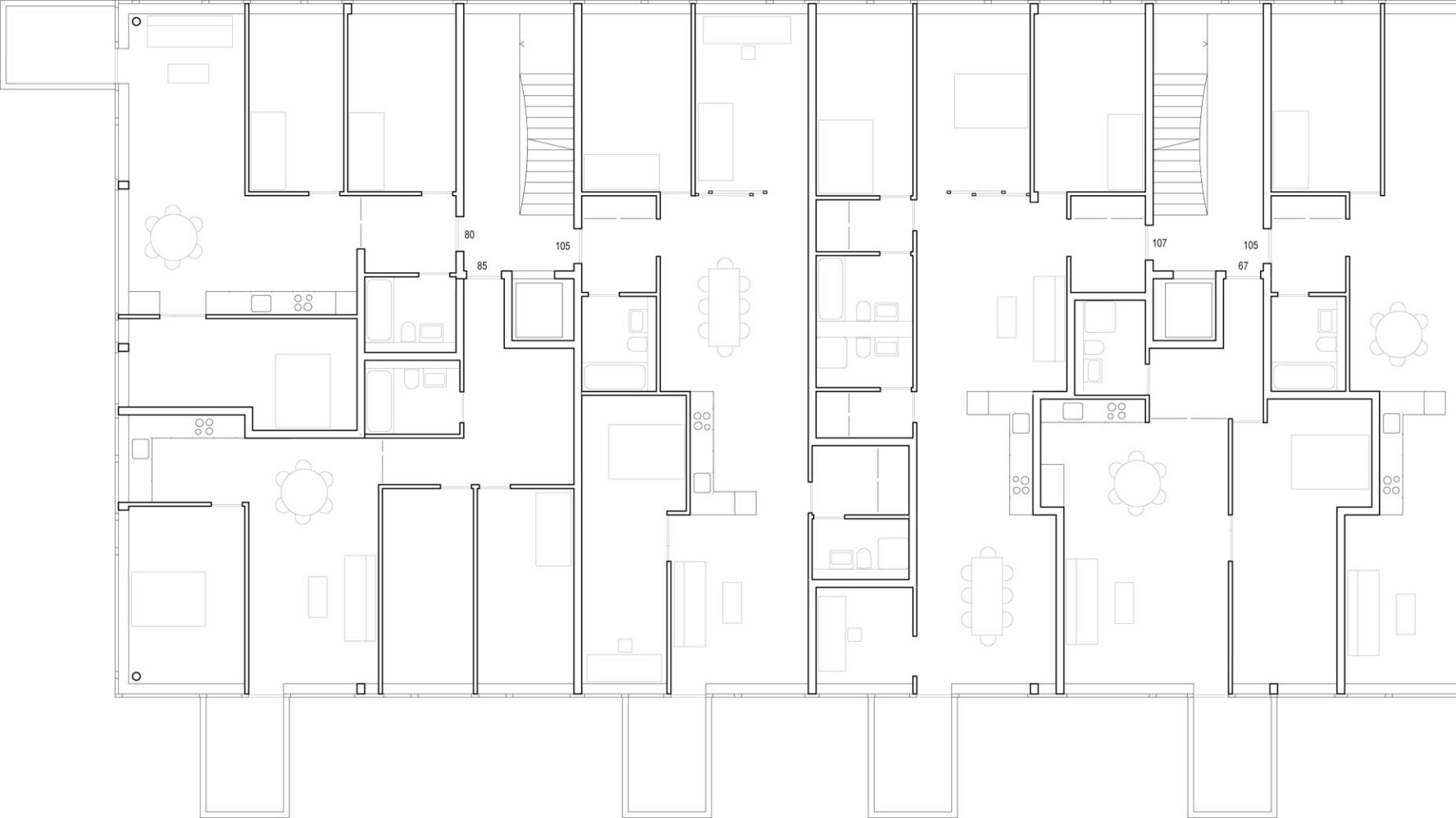 Grundriss Wohngeschoss