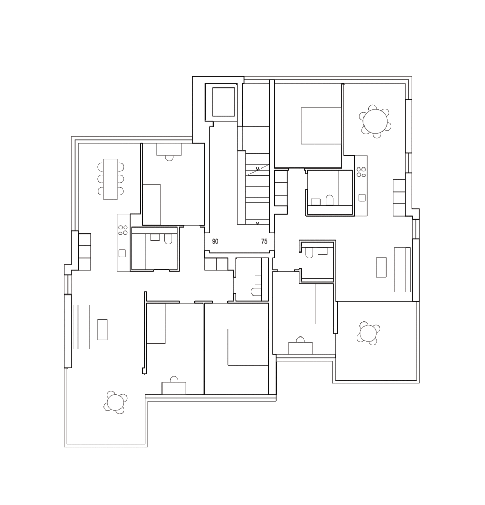 Regelgeschoss 2-Spänner