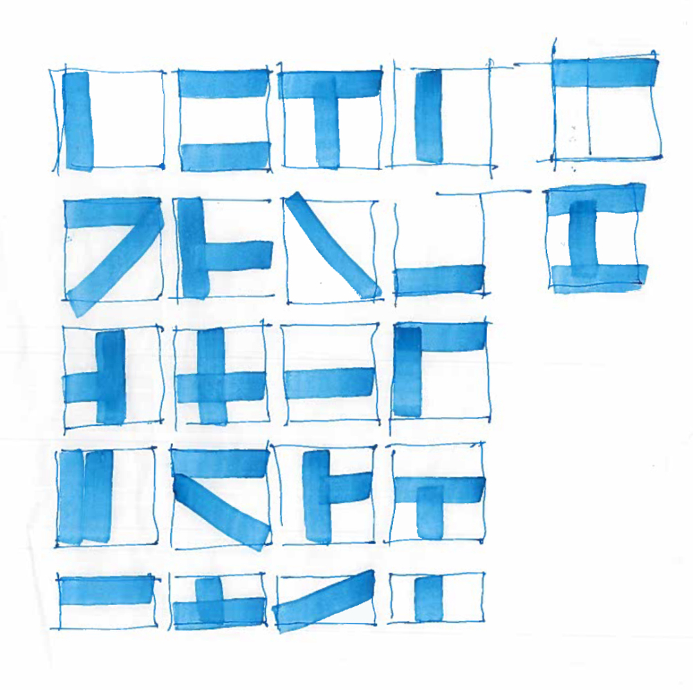 Skizze Fensterkompositionen